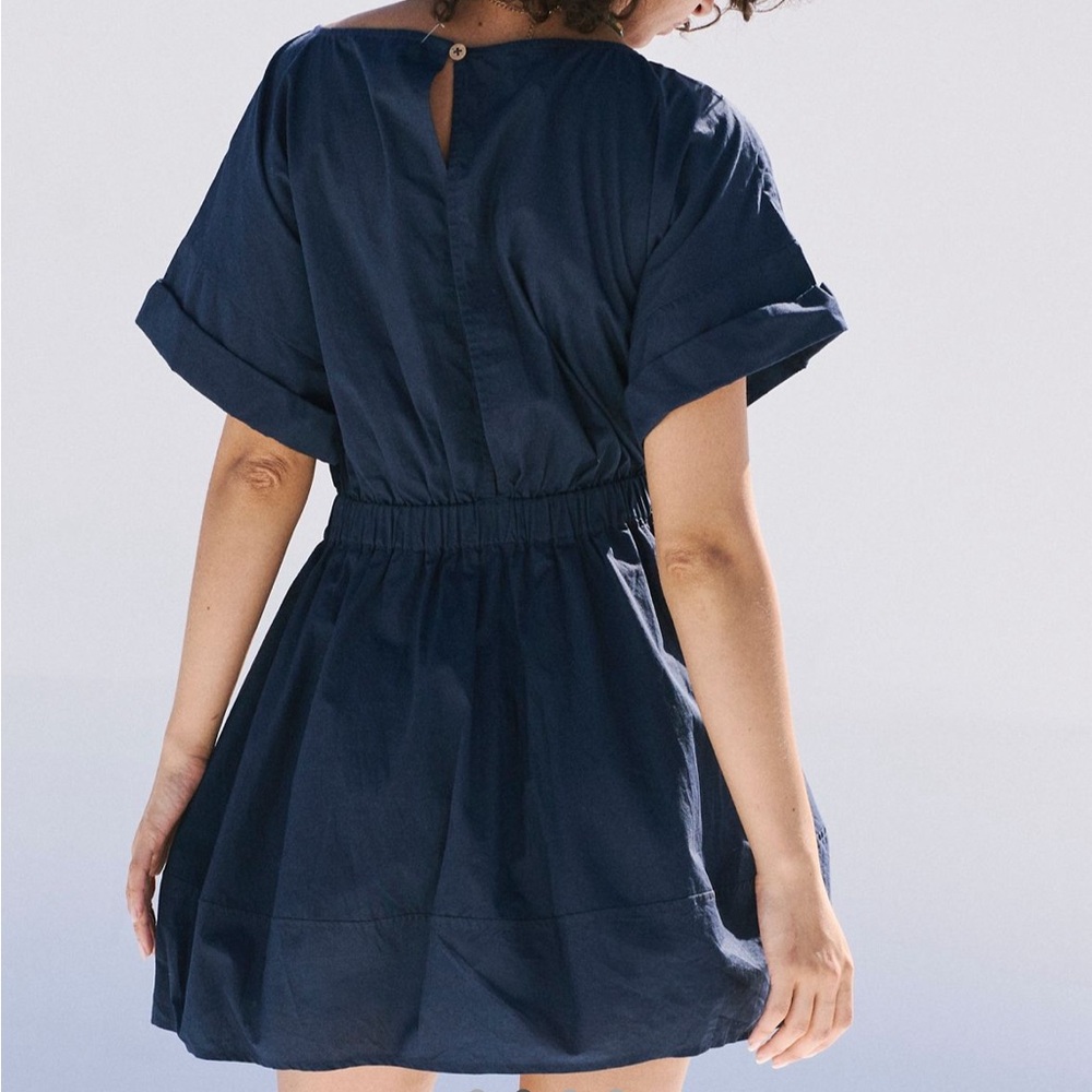 Navy Free People Full-Time Fun Mini Dress size XS - Picture 2 of 9